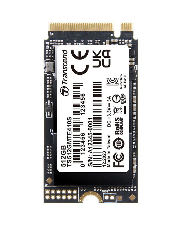 Transcend PCIe SSD 410S M.2 512 Go PCI Express 4.0 NVMe 3D NAND