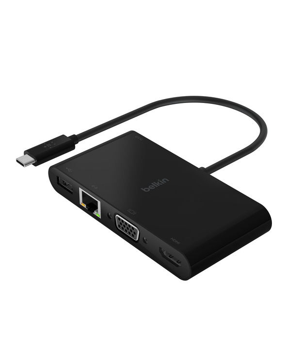 Belkin AVC004BTBK station d'accueil USB 3.2 Gen 1 (3.1 Gen 1) Type-C Noir Belkin AVC004BTBK station d'accueil USB 3.2 Gen 1 (3.1 Gen 1) Type-C Noir