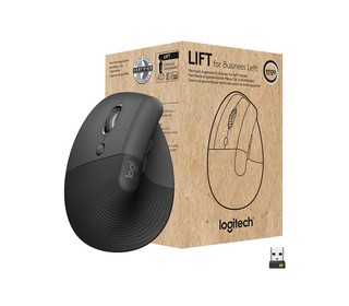 Logitech Lift for Business souris Bureau Gauche RF sans fil + Bluetooth Optique 4000 DPI