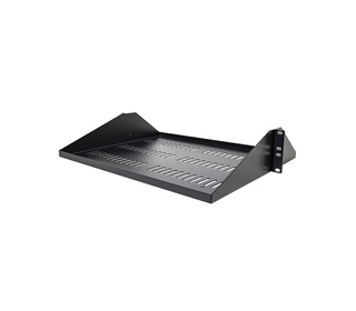 StarTech.com Étagère Rack 19 pouces 2U - Plateau Rackable Universel Ventilé - Étagère Baie de Brassage - Étagère Cantilever Rack