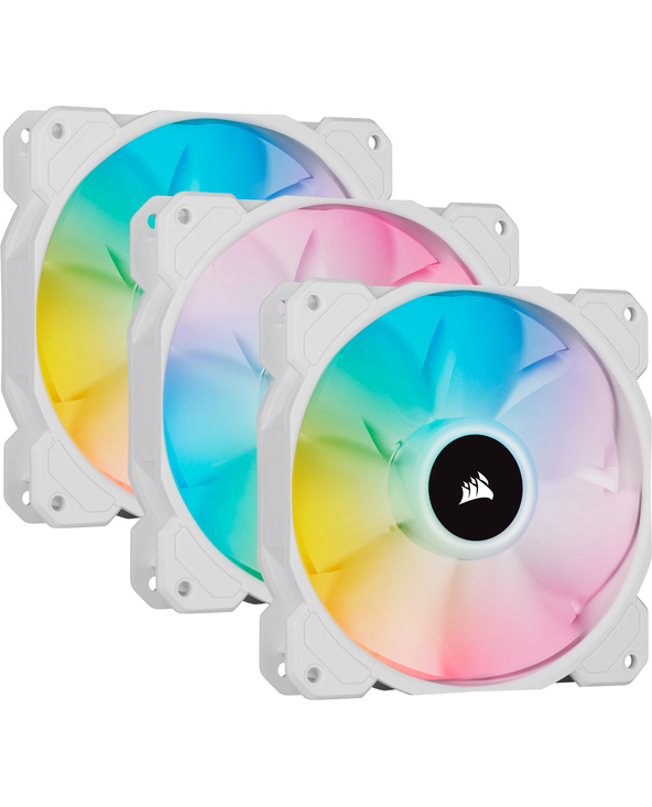 Corsair SP120 RGB ELITE Boitier PC Ventilateur 12 cm Blanc 3 pièce(s)