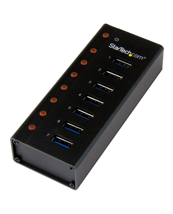 StarTech.com Hub USB 3.0 à 7 ports - 5Gbps - Concentrateur USB à montage mural / sur bureau avec boîtier métallique