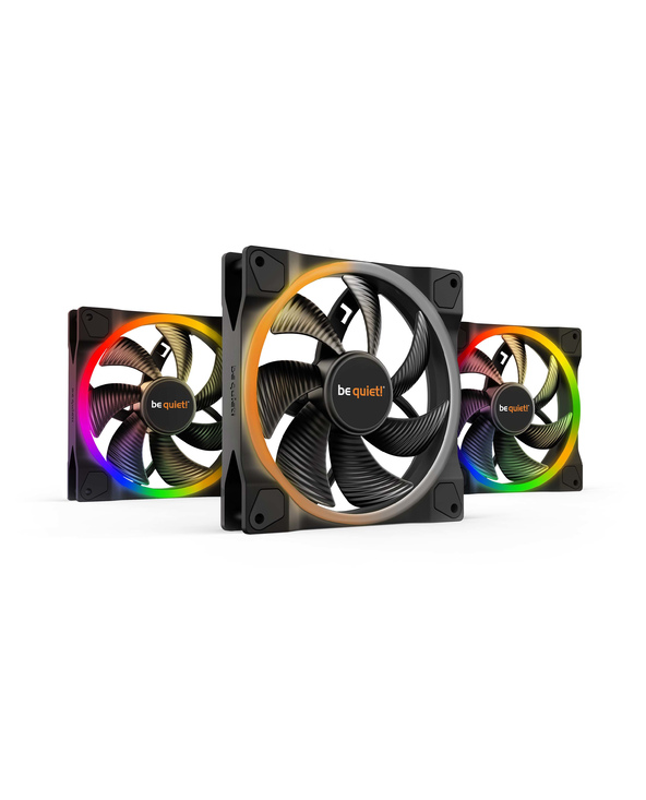 be quiet! Light Wings | 140mm PWM Triple Pack Boitier PC Ventilateur 14 cm Noir 1 pièce(s)