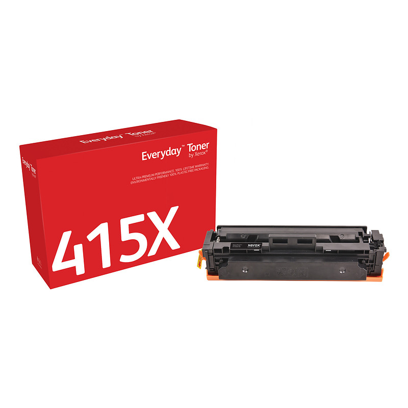 Everyday Toner Noir  de Xerox compatible avec HP 415X (W2030X), Grande capacité