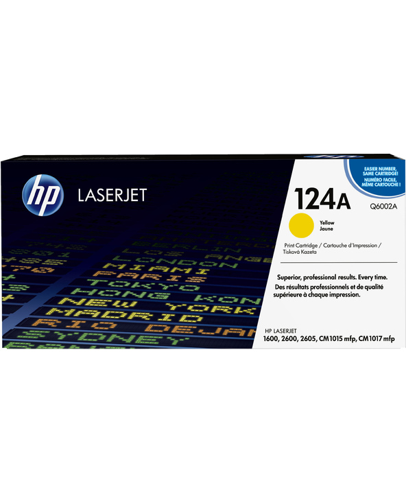 HP 124A toner LaserJet jaune authentique