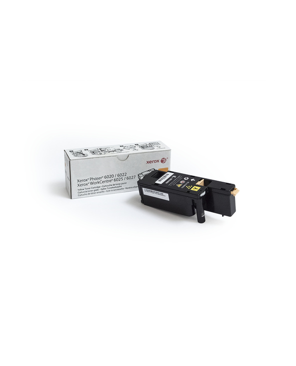 Xerox Cartouche de toner Jaune de Capacité standard Phaser 6020​/​6022, WorkCentre 6025​/​6027 (1000 pages) - 106R02758