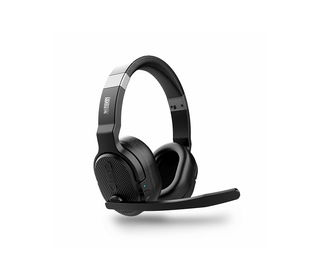 Urban Factory MOVEE COMFORT Casque Sans fil Arceau Jouer USB Type-C Bluetooth Socle de chargement Noir