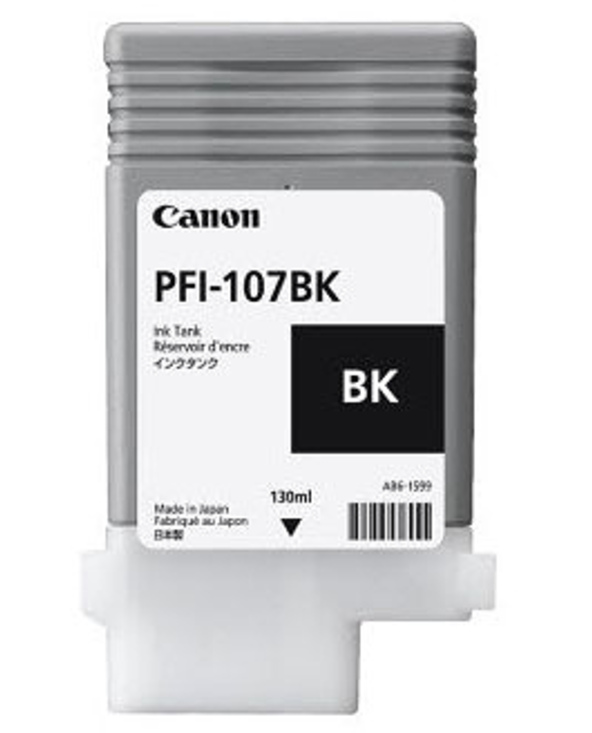 Canon PFI-107BK cartouche d'encre 1 pièce(s) Original Noir