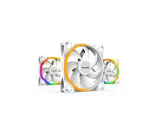 be quiet! Light Wings White | 140mm PWM Triple Pack Boitier PC Ventilateur 14 cm Blanc 3 pièce(s)