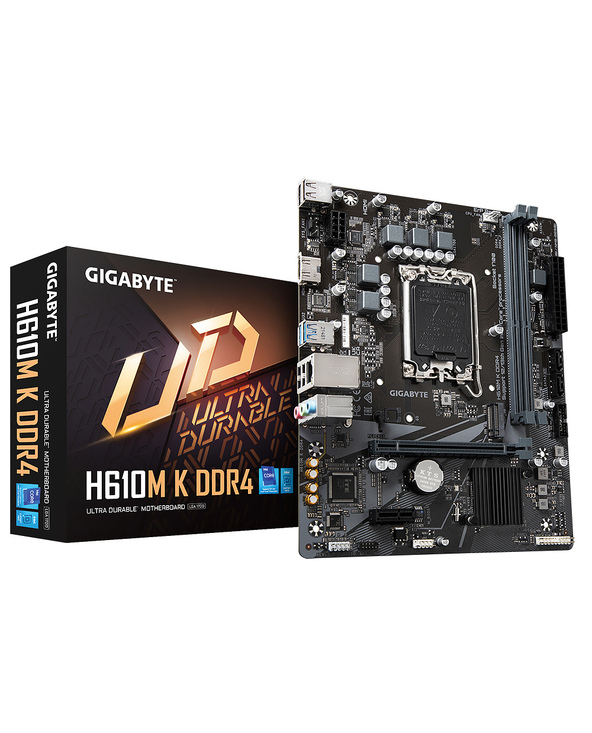 Gigabyte H610M K DDR4 carte mère Intel H610 Express LGA 1700 micro ATX
