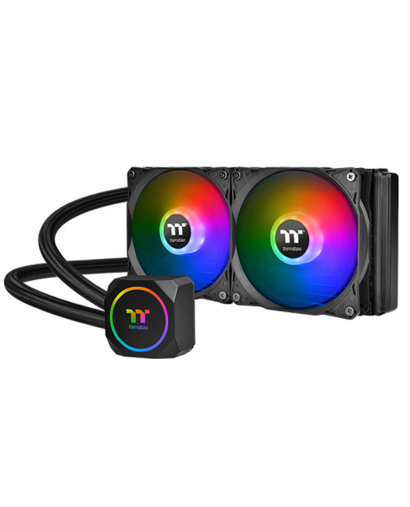 Thermaltake CL-W286-PL12SW-A système de refroidissement d’ordinateur Processeur Refroidisseur de liquide tout-en-un Noir 1 pièce