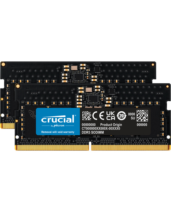Crucial CT2K8G48C40S5 module de mémoire 16 Go 2 x 8 Go DDR5 4800 MHz
