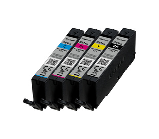 Canon Multipack de cartouches d'encre à haut rendement CLI-581XXL BK/C/M/Y