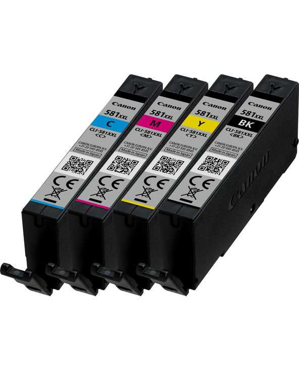 Canon Multipack de cartouches d'encre à haut rendement CLI-581XXL BK/C/M/Y