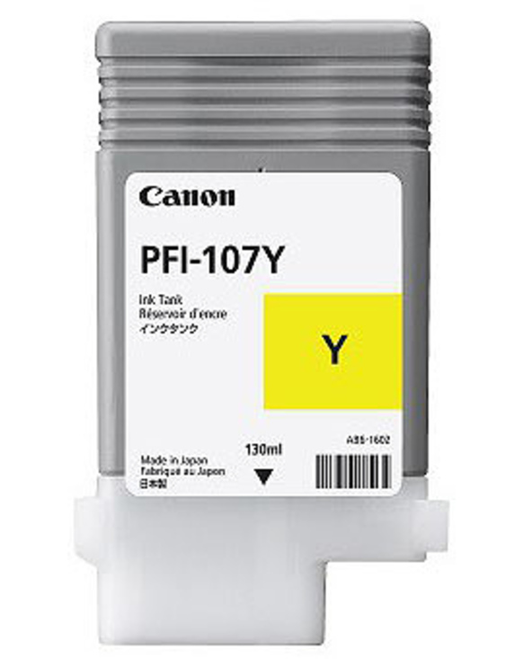 Canon PFI-107Y cartouche d'encre 1 pièce(s) Original Jaune