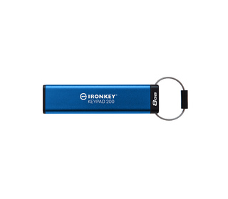 Kingston Technology IronKey Keypad 200 de 8 Go, FIPS 140-3 niveau 3 (en attente), chiffrement AES-256