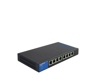 Linksys Commutateur Gigabit PoE de bureau à 8 ports (LGS108P)