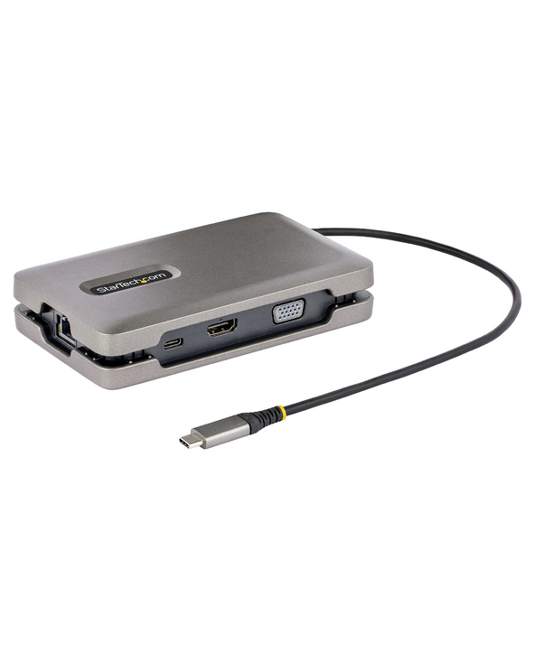 StarTech.com Adaptateur Multiport USB C - Station d'Accueil USB C avec Sortie Vidéo USB-C DP Alt Mode/4K HDMI 2.0/VGA - Hub/Dock
