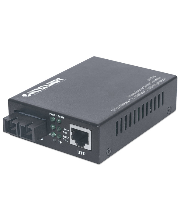 Intellinet 507349 convertisseur de support réseau 1000 Mbit/s 1310 nm Monomode Noir