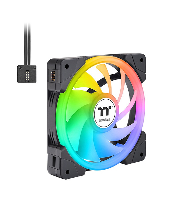 Thermaltake SWAFAN EX12 ARGB Boitier PC Refroidisseur d'air 12 cm Blanc 3 pièce(s)