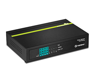 Trendnet TPE-TG44G commutateur réseau Non-géré Connexion Ethernet, supportant l'alimentation via ce port (PoE) Noir