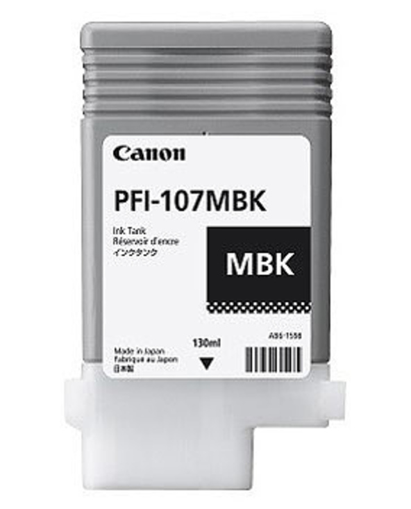 Canon PFI-107MBK cartouche d'encre 1 pièce(s) Original Noir mat