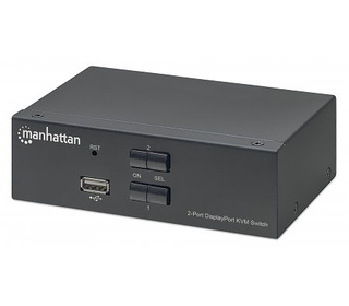 Manhattan 153546 commutateur écran, clavier et souris Noir