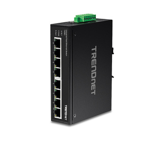 Trendnet TI-E80 commutateur réseau Non-géré Fast Ethernet (10/100) Noir