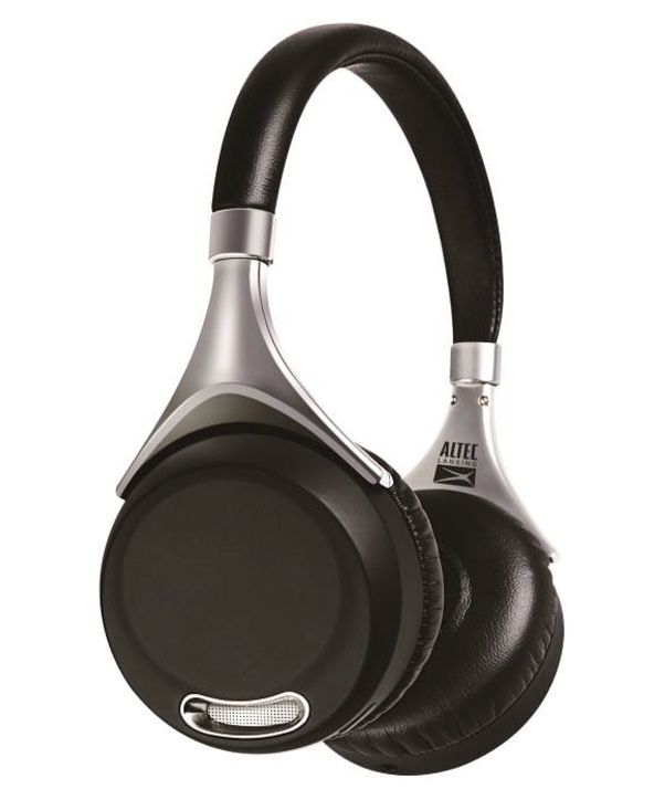 Altec Lansing AL-CAQL3 écouteur/casque Sans fil Arceau Appels/Musique Bluetooth Noir, Argent