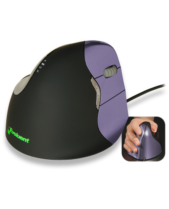 Evoluent VM4S souris Bureau USB Type-A