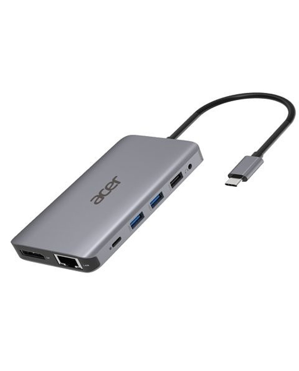 Acer HP.DSCAB.009 station d'accueil Avec fil USB 3.2 Gen 1 (3.1 Gen 1) Type-C Argent