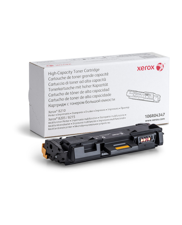 Xerox Cartouche de toner Noir de Grande capacité Imprimante  B210, Imprimante multifonction  B205​/​  B215 (3000 pages) - 106R04
