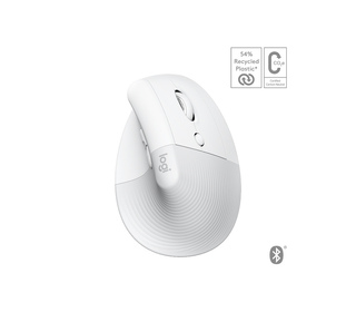 Logitech Lift for Mac souris Bureau Droitier RF sans fil + Bluetooth Optique 4000 DPI