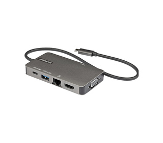 StarTech.com Adaptateur Multiports USB-C - USB-C vers HDMI 4K 30Hz ou VGA 1080p - Mini Dock USB Type-C avec Alimentation 100W Pa