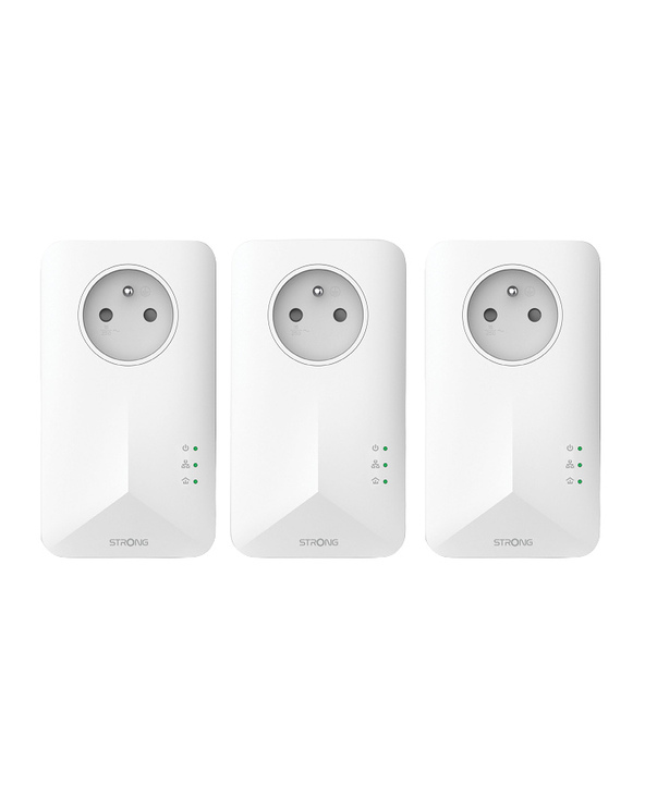 Strong Powerline 1000 1000 Mbit/s Ethernet/LAN Blanc 3 pièce(s)