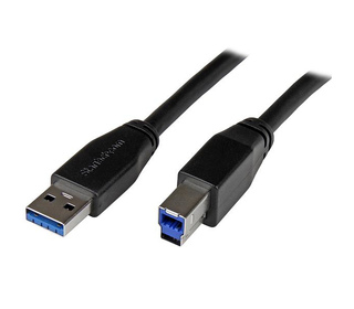 StarTech.com Câble USB 3.0 actif USB-A vers USB-B de 5 m - M/M