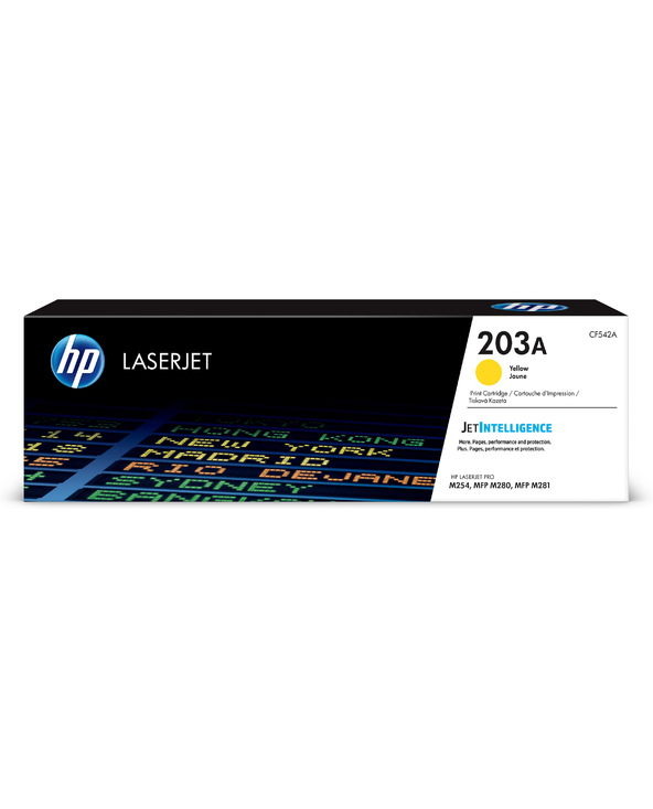 HP Cartouche de toner jaune authentique 203A pour LaserJet