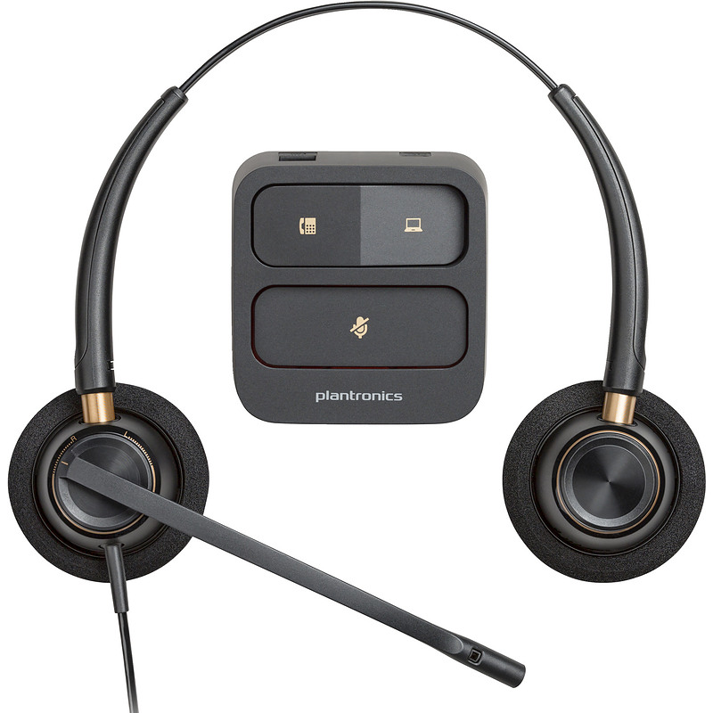 POLY Micro-casque binaural EncorePro 520 + fonction Quick Disconnect