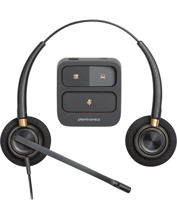POLY Micro-casque binaural EncorePro 520 + fonction Quick Disconnect