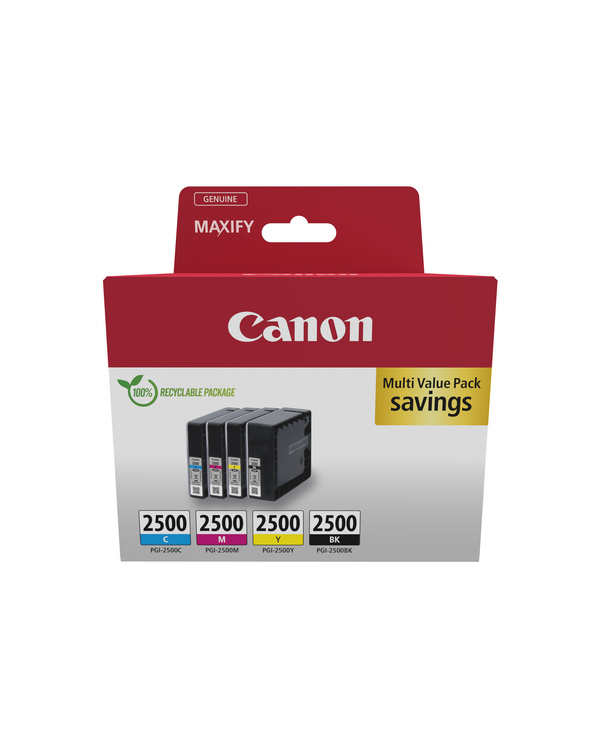 Canon 9290B006 cartouche d'encre 4 pièce(s) Original Noir, Cyan, Magenta, Jaune