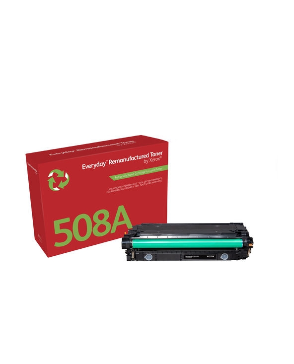 Everyday Toner remanufacturé Noir  de Xerox compatible avec HP 508A (CF360A), Capacité standard