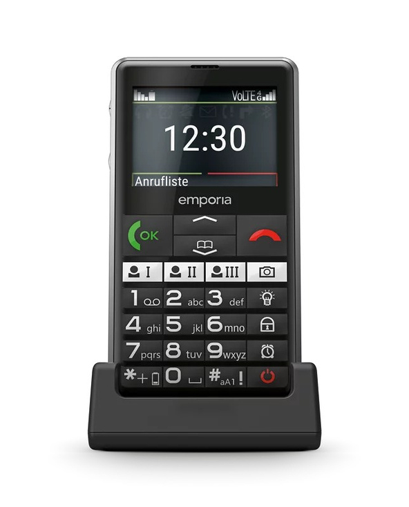 Emporia PURE-LTE 5,87 cm (2.31") 107 g Noir Téléphone pour seniors