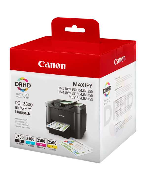 Canon Multipack de cartouches d'encre PGI-2500 BK/C/M/Y