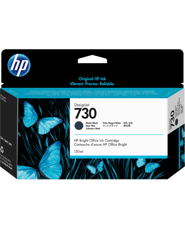 HP Cartouche d’encre 730 DesignJet noir mat, 130 ml