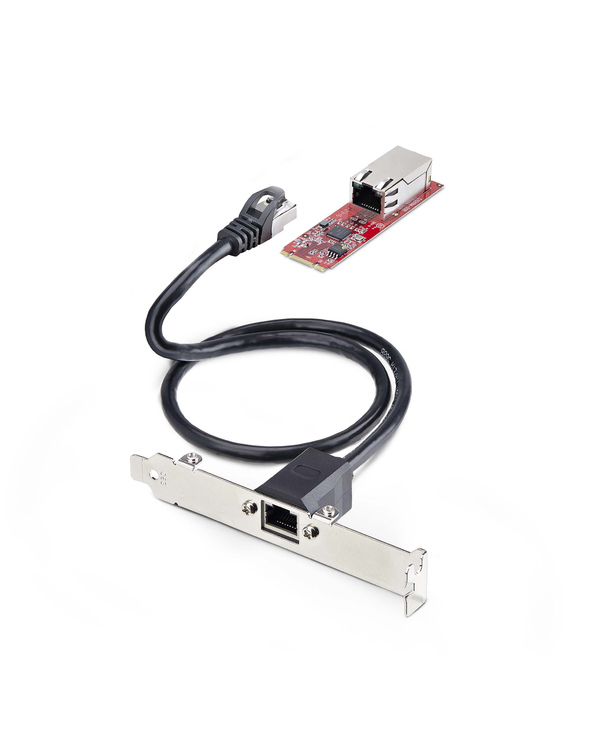 StarTech.com Carte Réseau M.2 2280 à 1 Port 2.5 GbE, Vitesses Multi-Gigabit (2.5G/1G/100M/10M), NIC NBASE-T (802.3bz), Clé M.2 B