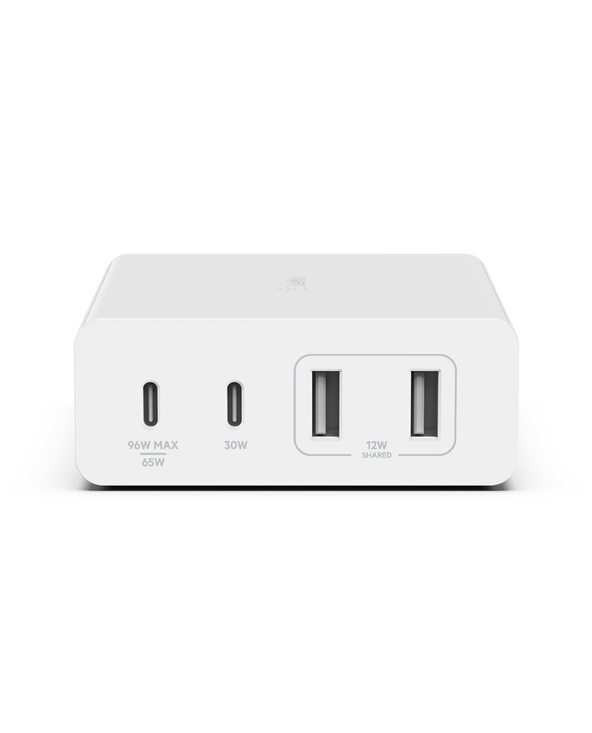 Belkin WCH010VFWH chargeur d'appareils mobiles Ordinateur portable, Smartphone, Tablette Blanc Secteur Intérieure