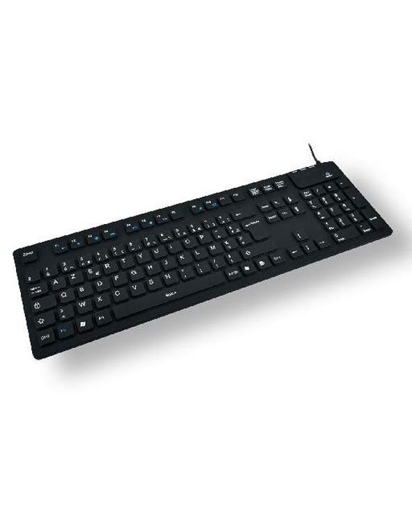 MCL ACK-729/N clavier Universel USB + PS/2 AZERTY Français Noir