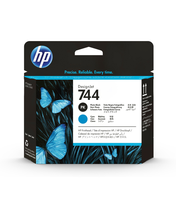 HP 744 tête d'impression DesignJet photo mat/cyan