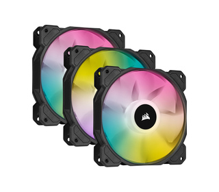 Corsair SP120 RGB ELITE Boitier PC Ventilateur 12 cm Noir 3 pièce(s)