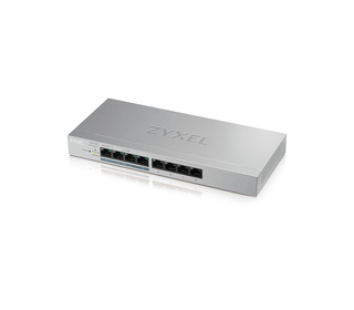 Zyxel GS1200-8HP v2 Géré Gigabit Ethernet (10/100/1000) Connexion Ethernet, supportant l'alimentation via ce port (PoE) Gris